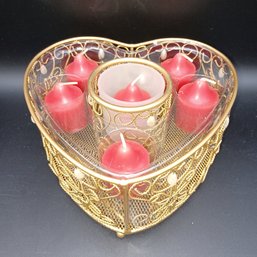 Partylite Heart Candle Holder