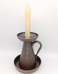 Partylite Candle Holder Bronze 6in Tall