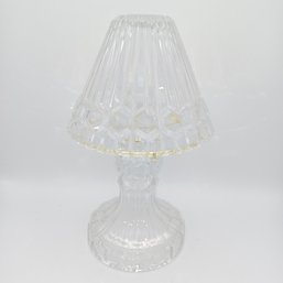Partylite Glass Candle Lamp 10 1/2in Tall