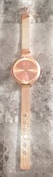 Charming Charlie Ladies Rose Gold Tone Watch