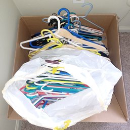 Box Of Plastic Hangers