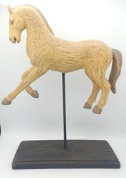 Wooden Carved Carousel Horse Statue
