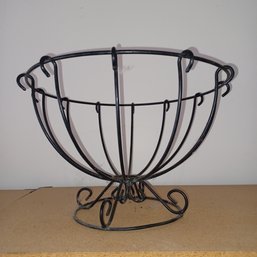 Wrought Iron Wire Plant Stand