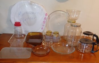 Assorted Glass Kitchen Lot