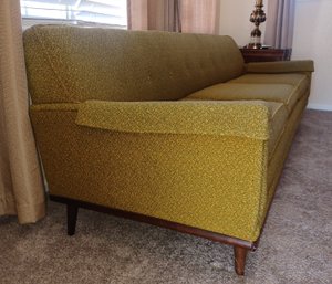 Mid-Century Modern Flex Steel Design Sofa Couch