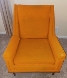 Mid Century Modern Orange Flex-Steel Chair