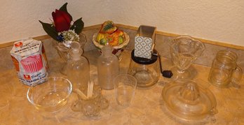 Jars & Clear Glass Trinkets