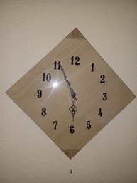 Diamond Shape Clock
