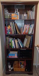 Tall Book Shelf With Books & More