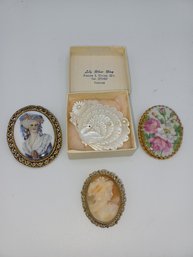 4pc Brooches