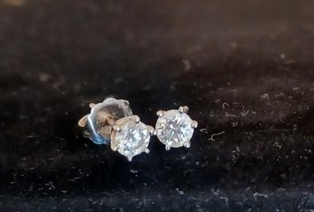 Diamond Sterling Earrings