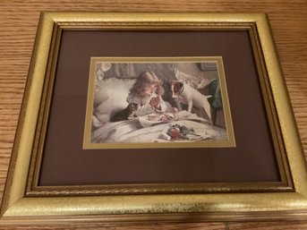 Framed Praying Child Picture