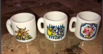 2000 Digimon Minature Collector Cups