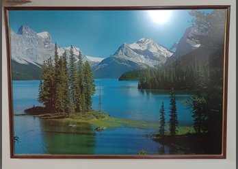 Framed Mountain Scenery Artwork