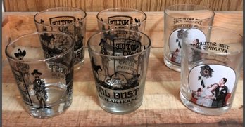 Trail Dust Glasses  X4 And Norman Rockwell Glasses X2