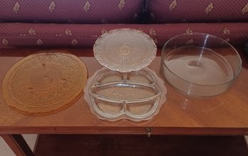 4 Pc Platters & Bowls