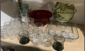 Misc. Glassware Lot