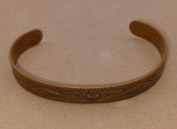 Small Native Copper Bracelet