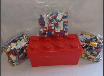 Mixed Lego Lot With Lego Carrying Case