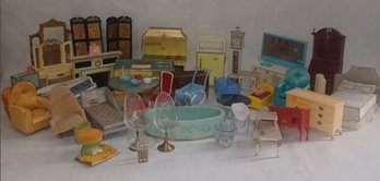 Vintage Dollhouse Furniture-in Used Condition