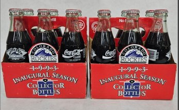 Colorado Rockies 1993 Coca-Cola Collector Bottles