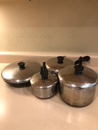 Revere Ware Pots And Cooking With Calphalon Pan