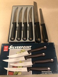 Silverpoint Steak Knifes X6