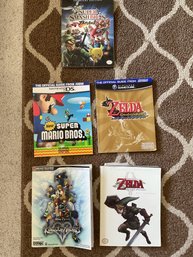 Super Mario,Zelda & More Video Game Guides Lot X5