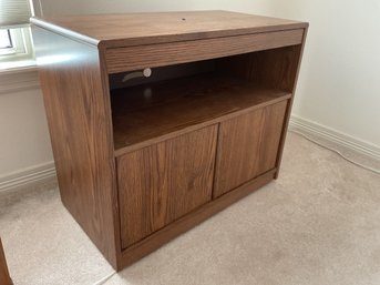Sewing Cabinet/side Table W/swivel Top