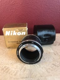 Nikon Camera Exstension Ring Model K W Case