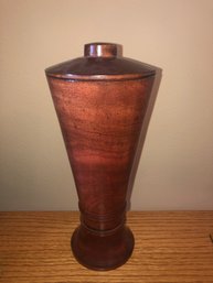 Wooden Thailand Vase W Lid