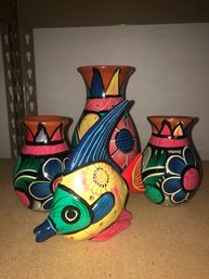 Hand Painting Pottery Vases Fish