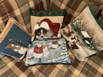 Set Of 4 Christmas Pillows