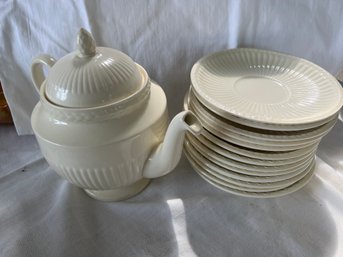 Wedgewood Queen's Ware EDME Fine Porcelain Teapot