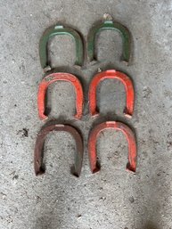 7 Metal Horse Shoes