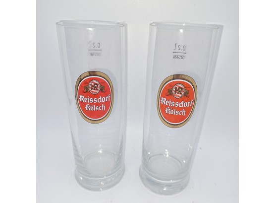 Reissdorf Kolsch Glasses X2