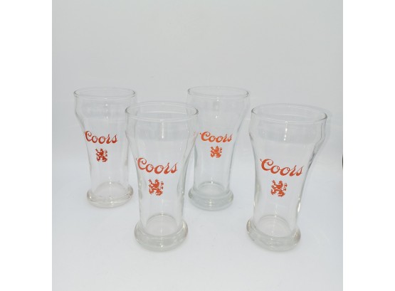 Coors Glasses X4