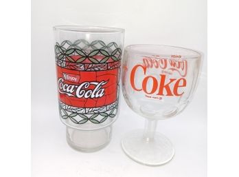 Coca Cola Glasses X2
