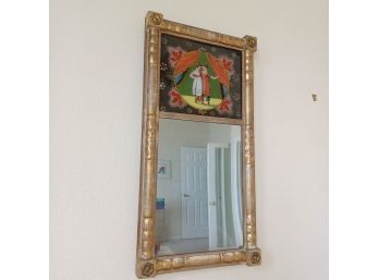 19th Century American Federal Style Gilded Wood Mirror