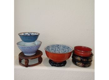 Oriental Bowls From Fitz & Floyd & Japan