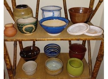 Gorgeous Handmade Pottery Bowls Pieces X14pcs
