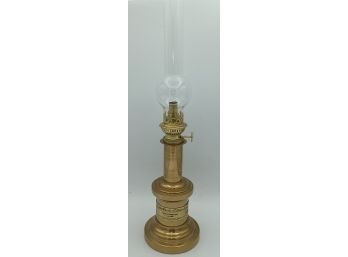 French Brass Pump Lamp Lantern