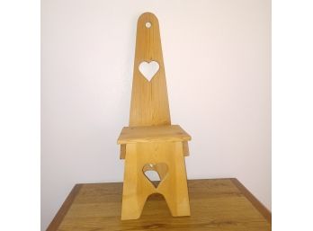 Small Decorative Wooden Chair