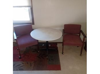 Round Table & 2 Chairs