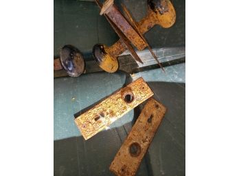 Old Rusted Door Parts
