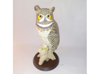 Night Watch-Jeff Rechin Owl Sculpture