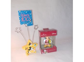 Mickey Ornament & Picture Holder
