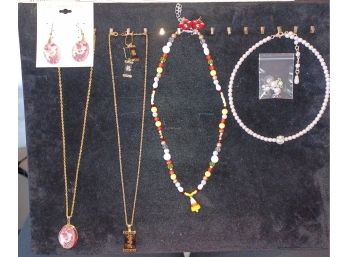 4pc Necklace & Earring Sets