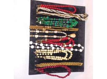 10pc Beaded Necklaces