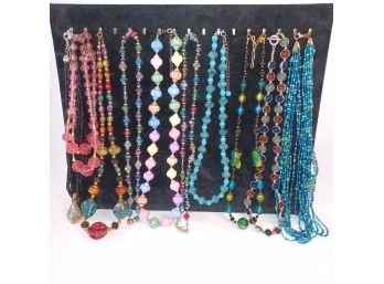 10pc Colorful Necklaces